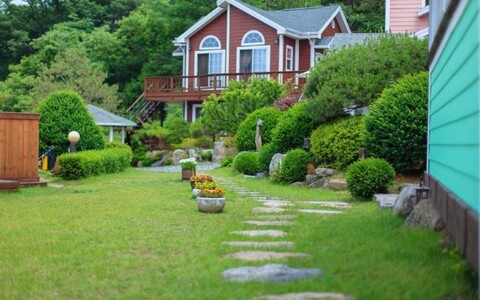 포천 호수가의아침펜션