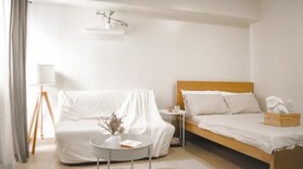 Muji Home at Manhattan Plaza, with wifi, balcony, can cook