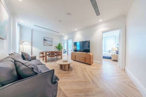 맨리 비치 아이번호 아파트먼트에서의 숙박