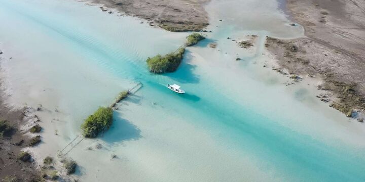 [바칼라르] 3시간 터키색 라군 보트 투어 + 세노테 에스메랄다 수영-i