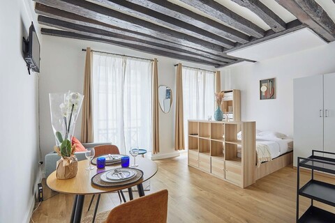 파리 중심부의 사랑스러운 스튜디오