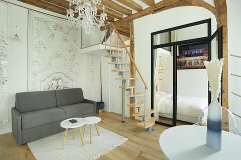 매력적인 아파트먼트 르 마레, 파리 중심부