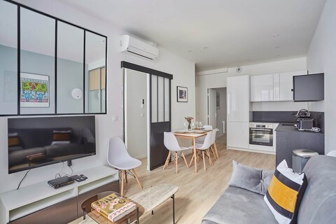 파리 몽토르괴유 중심의 매력적인 아파트먼트