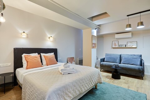 매력적인 듀플렉스 1 베드룸, 파리 중심지