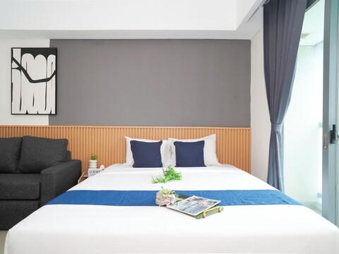 아파트먼트 빈타로 엠바카데로의 거실 없는 아늑하고 깔끔한 1베드룸