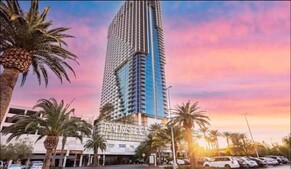 Palms Place Condo with strip view