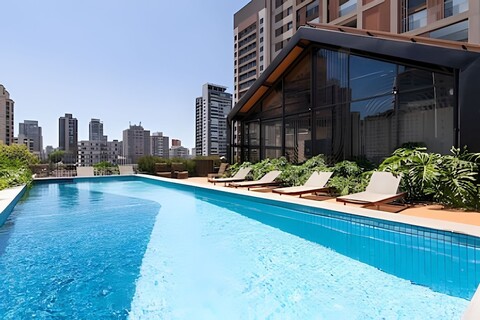 아페 페르디지스, 에어컨과 수영장 있음, 알리안츠 근처