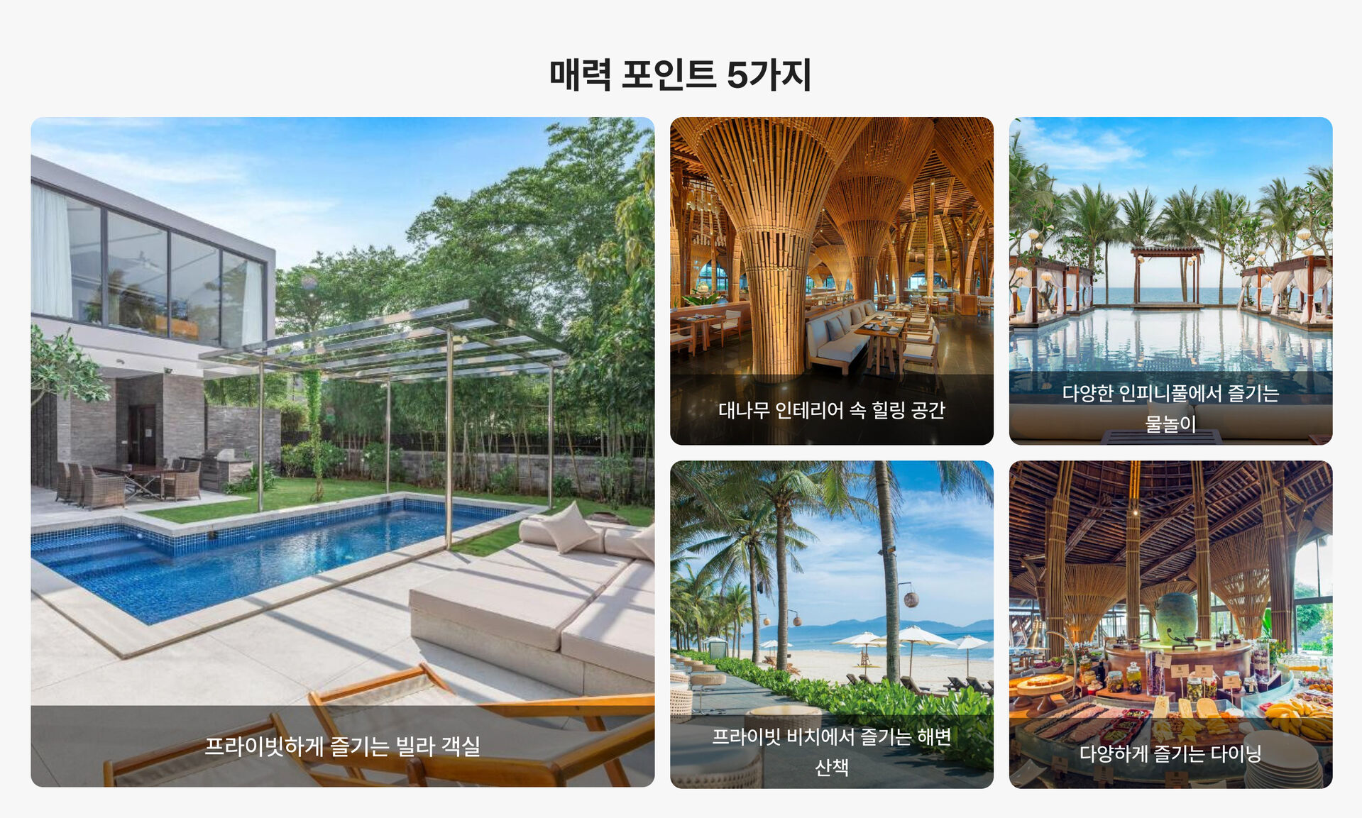 이 리조트 왜 좋을까?