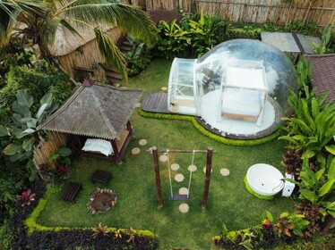 Bubble 7 - Cozy Bubble Retreat White Bath Ubud