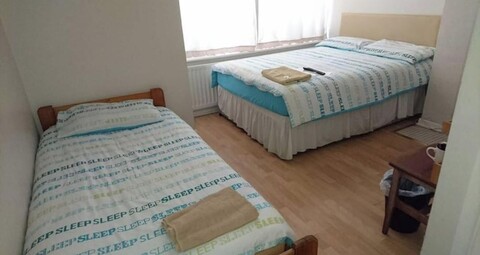 룸-패밀리 룸, 3명 숙박 가능, 더블 침대 1개 있음