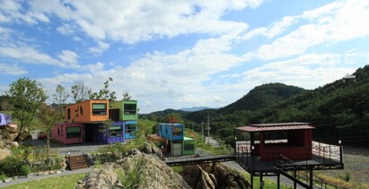 영월 큐브존캠핑펜션