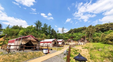 청주 토마스캠프&레드캐빈글램핑