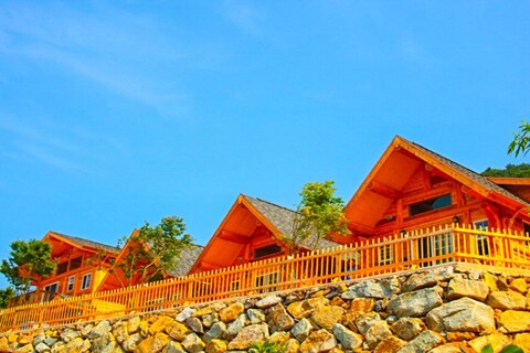 통영 바다위통나무펜션씨그리메