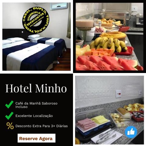 Hotel Minho SP - Melhor Opcao do Centro - Cafe da Manha Incluso - Proximo do Metro, 25 de Marco e Br