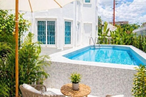 tropical private pool villa