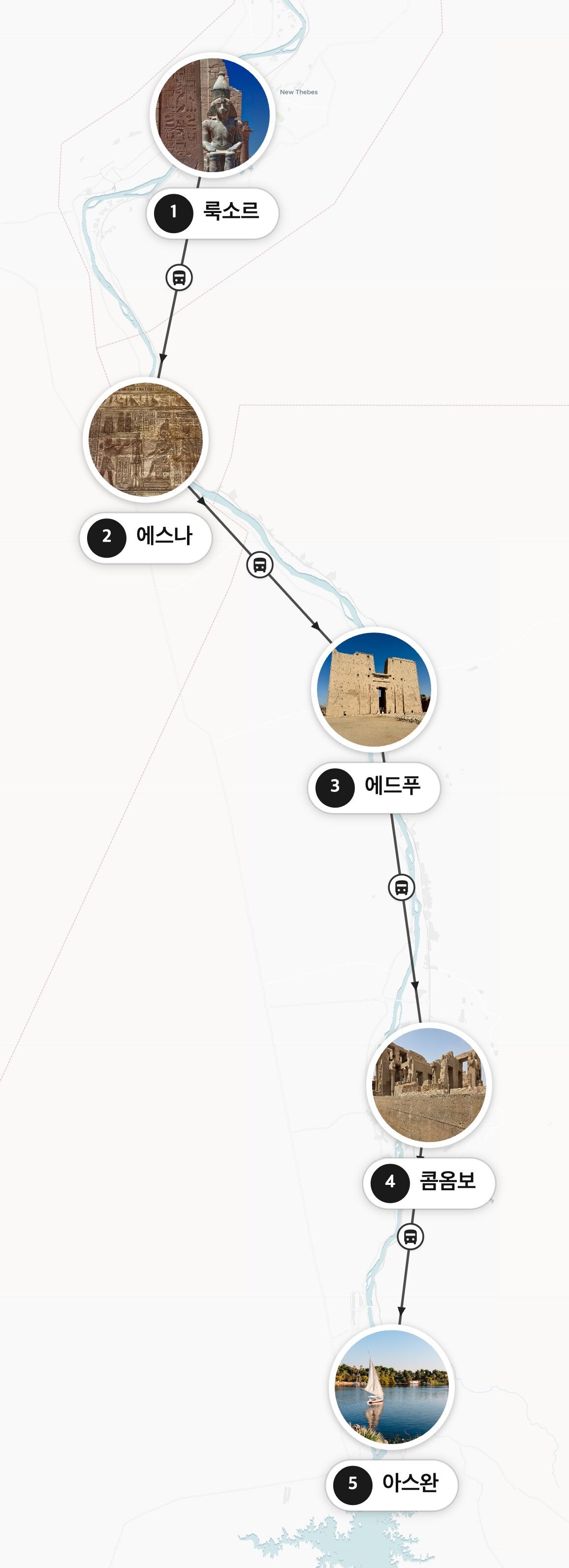 [룩소르→아스완] 하루만에 이집트 3대 신전 완주 코스 상세 이미지 3