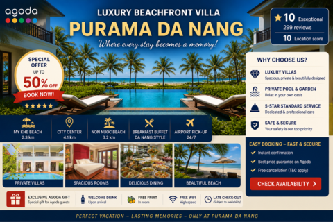 Purama Beachfront Private Pool Villas Da Nang