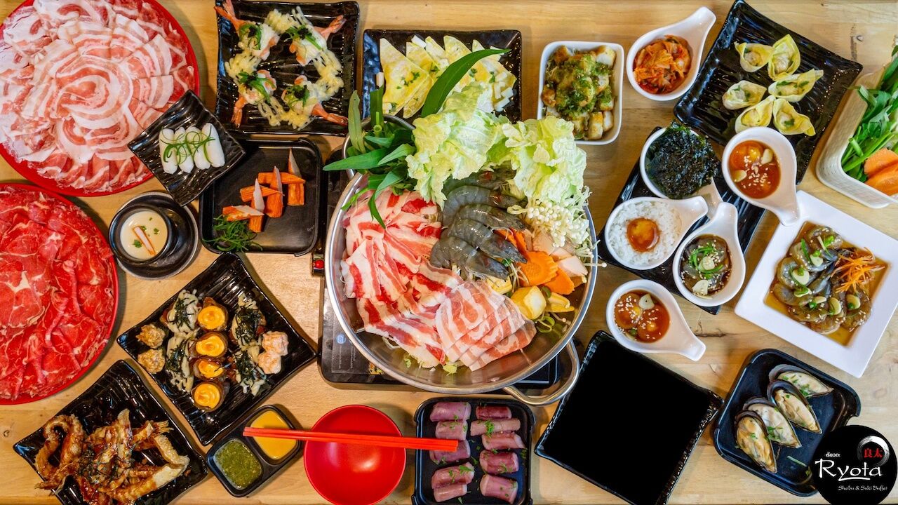 [치앙마이] 료타 샤부샤부 무제한 뷔페 + 무제한 음료 예약