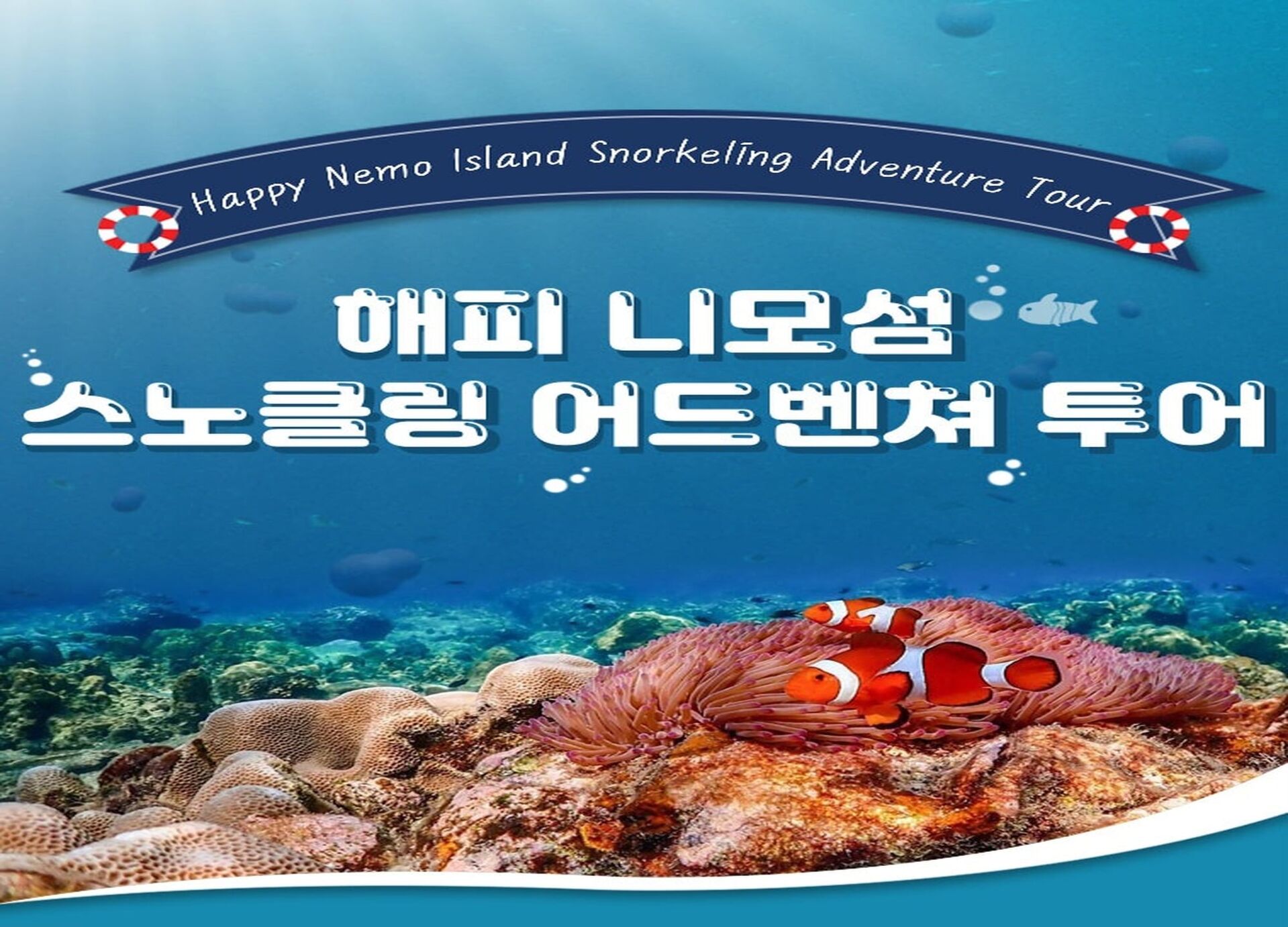해피 니모섬 스노클링 전일 투어
