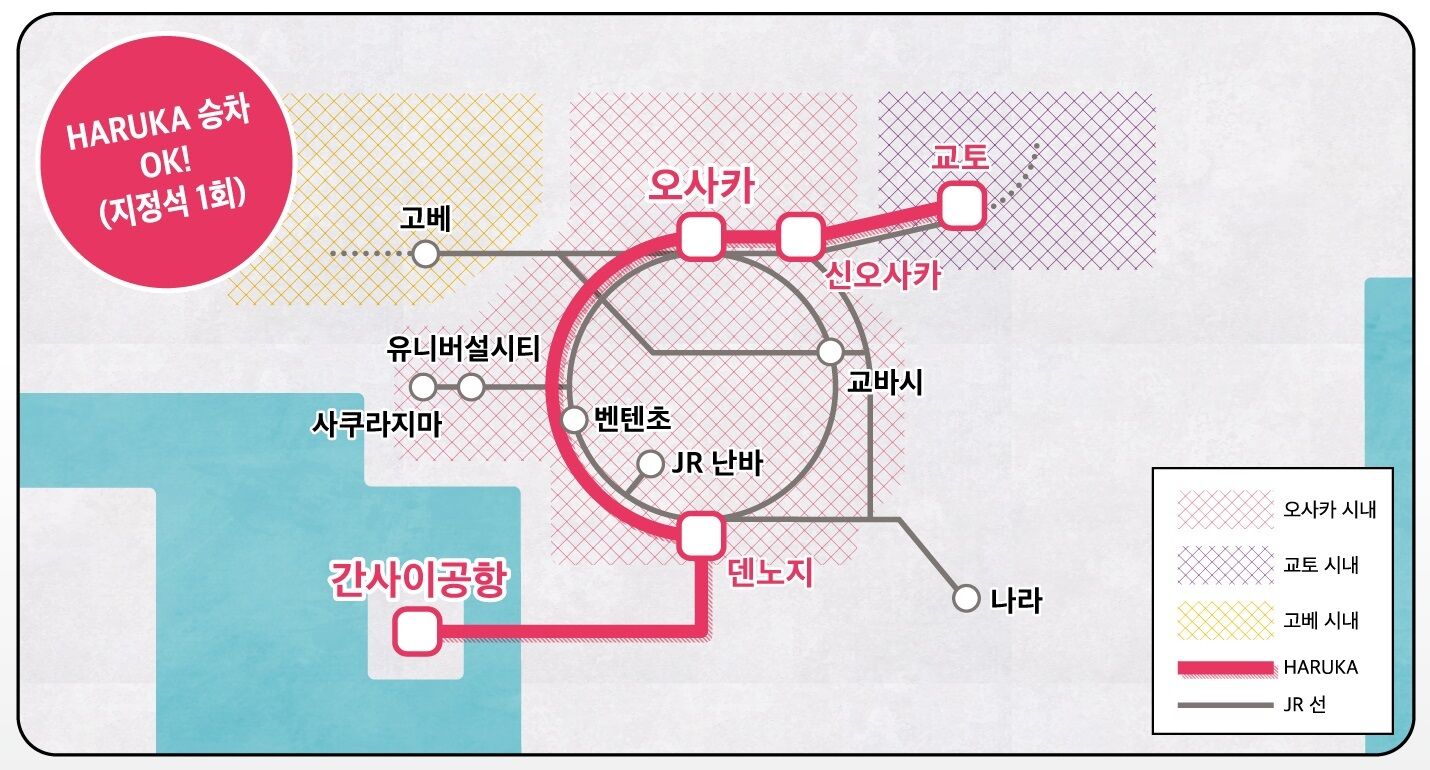 하루카 QR 티켓 KIX→교토【한정판 편도】+교토 철도박물관 입장권 성인 패키지 상세 이미지 6