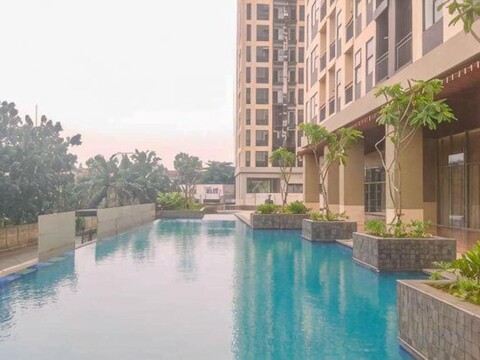 Minimalist and Good Deal Studio Transpark Cibubur Apartment by Travelio