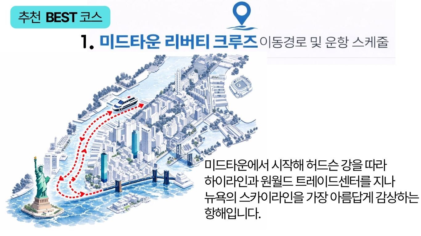 뉴욕 자유의 여신상 페리 탑승권여신상 크루즈 투어 상세 이미지 1