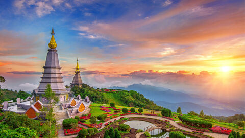 치앙마이 투어 - [호텔 픽드랍, VIP VAN, 전문 가이드 모두 포함] 도이인타논 국립공원 트레킹 투어
