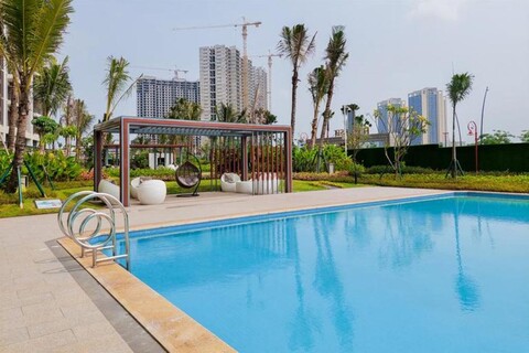 Stylish 2BR at Sky House BSD Apartment By Travelio
