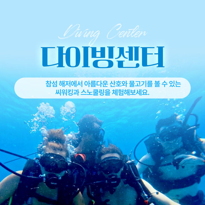 [베트남 호이안] 다이빙센터 참섬 스노클링/펀 다이빙(픽업/중식 포함)-i