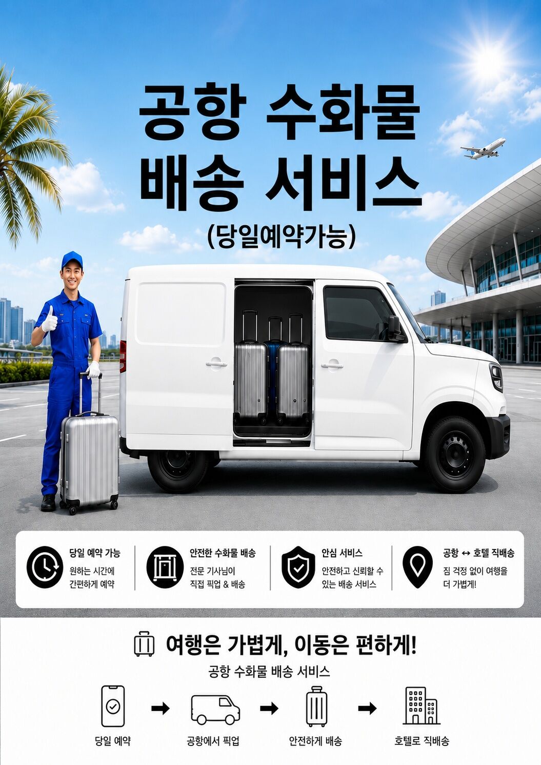 [간편여행] 공항 수화물 배송 서비스(당일예약가능) 상세 이미지 3
