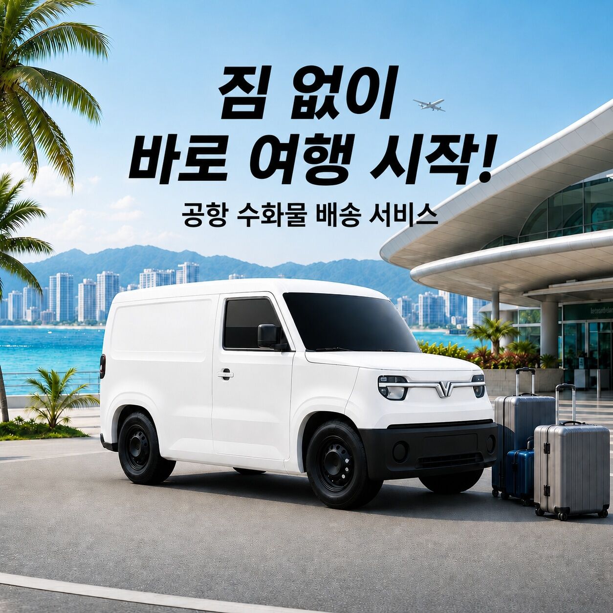[간편여행] 공항 수화물 배송 서비스(당일예약가능)