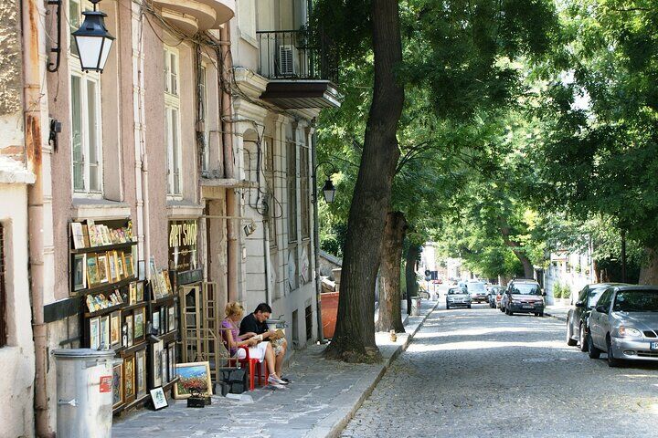 소피아에서 출발 한 플 로브 디브 (Plovdiv)와 바 코보