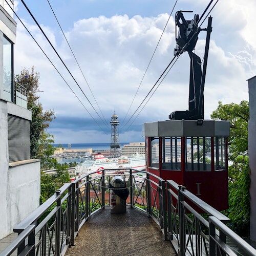 바르셀로나 케이블카: 몬주익산에서 편도-i