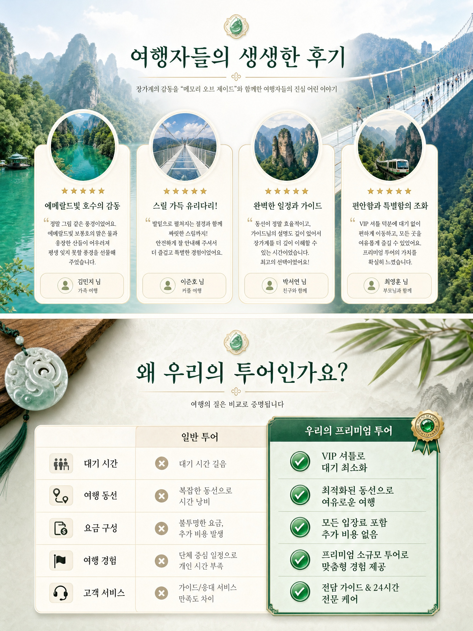 장가계 , 데이투어 - 보봉호수 VIP 셔틀+유람선 십리화랑 금편계곡 원가계 공중전원  상세 이미지 3
