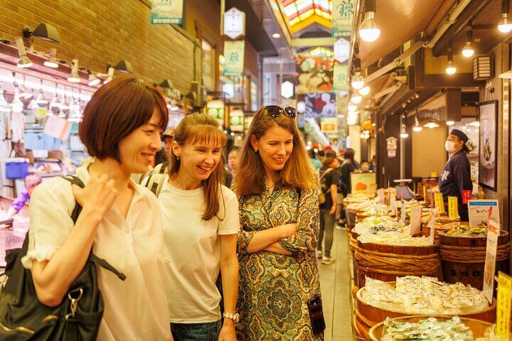 Kyoto Nishiki Market 음식과 문화 걷기 투어 (5 맛보기)-i