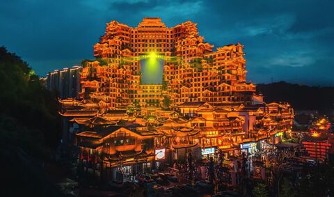 장가계 투어 - 장가계, 데이투어 - 삼림공원 공중전원 72기루 알찬 하루투어