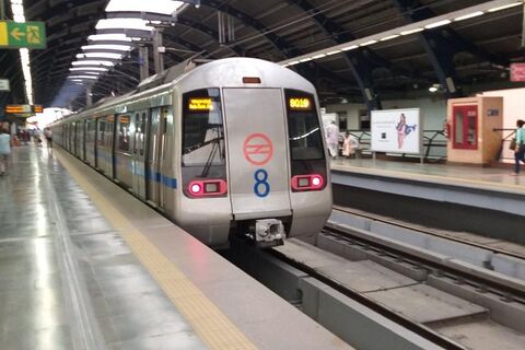 델리 투어 - Delhi Metro Train으로 하루 종일 델리 투어