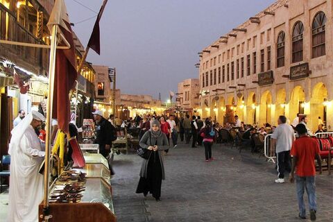 도하 투어 - 도하 : 4 - Souq Waqif Market와 함께 1시간 밤 도시 투어