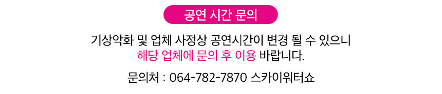 [제주] 스카이워터쇼 입장권 상세 이미지 4