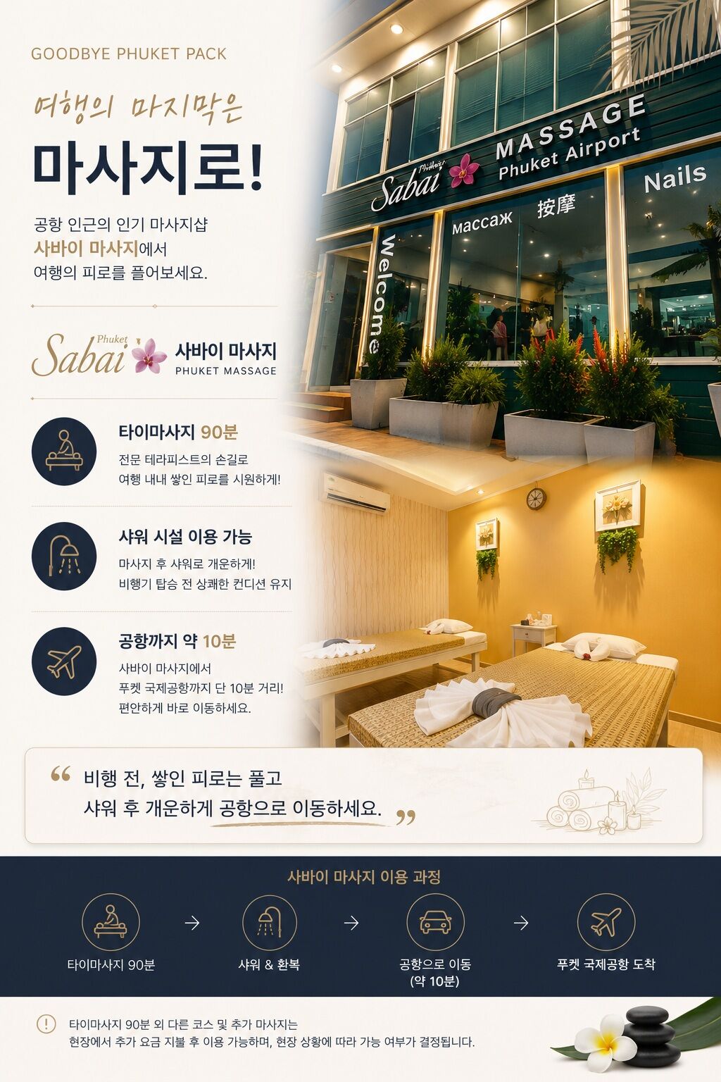 ✨ [푸켓] 굿바이 푸켓팩 | 센트럴푸켓+대형빅씨마트+사바이마사지+샤워+공항샌딩 상세 이미지 4