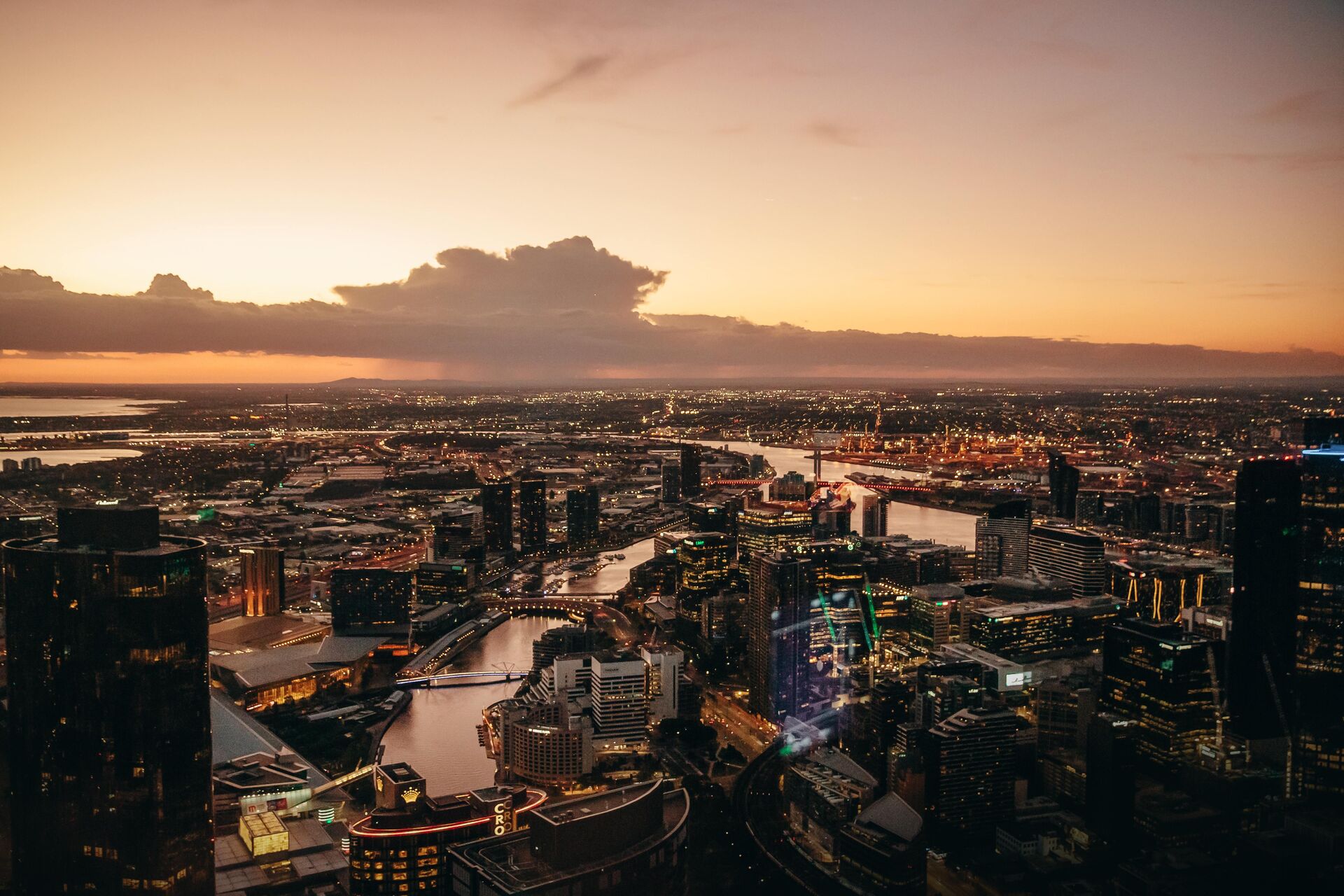 멜버른 유레카 스카이덱 전망대 Melbourne Skydeck 입장권,엣지,칵테일,디너