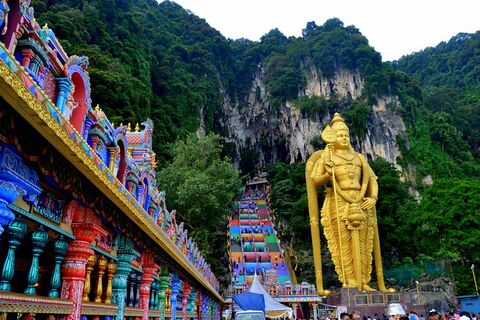 쿠알라룸푸르 투어 - 영적 반일 바토 동굴 개인 투어 Kuala Lumpur