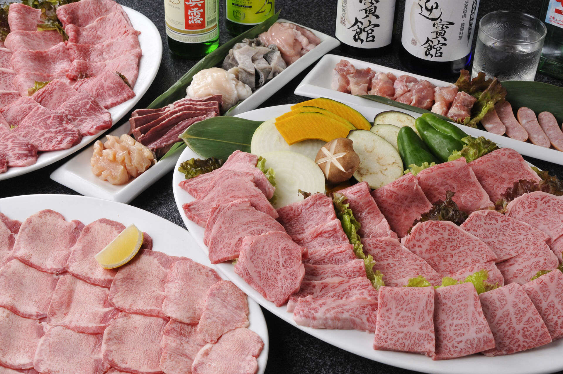 [야키니쿠] 니쿠쇼 게이힌칸 다와라모토 본점 | 야마토규 야키니쿠(희귀부위)