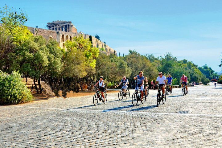 Athens Scenic Bike Tour with Regular or Electric Bike + 아크로폴리스