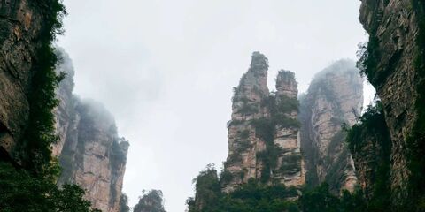 장가계 티켓·입장권 - [장자제] 국립삼림공원 입장권 + 케이블카·엘리베이터 교통 통합 티켓 (4일 유효)