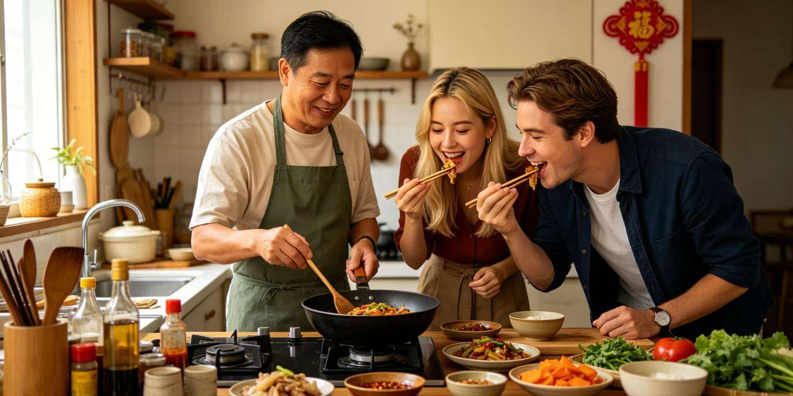 현지 가정집 주방에서 배우는 중국 가정식 쿠킹 클래스