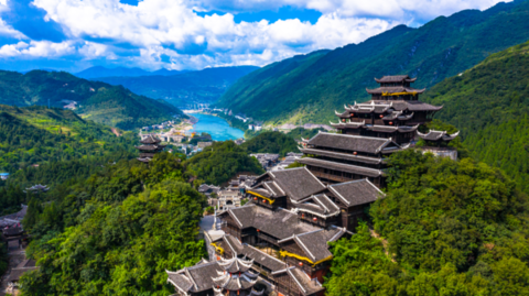 충칭 투어 - [중경] 치우 지우리 시티 + 공탄 고대 마을 + 우장강 크루즈 당일 투어