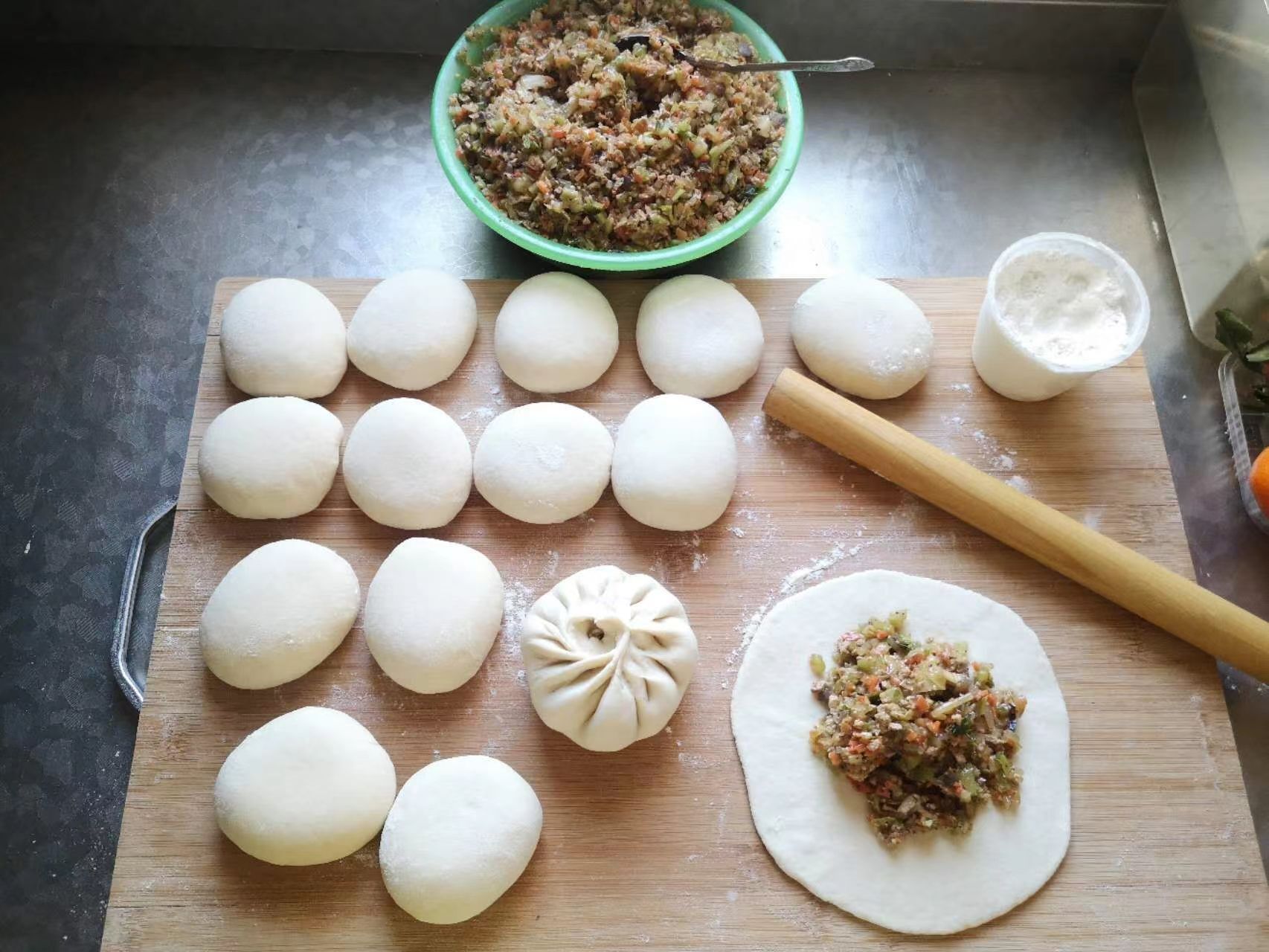 중국 전통 수타면·만두 만들기 + 아침 시장 동행 (4시간) 상세 이미지 3