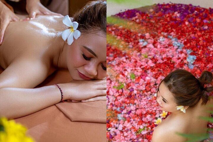 Bali Luxury Spa Package 마사지 꽃 목욕-i