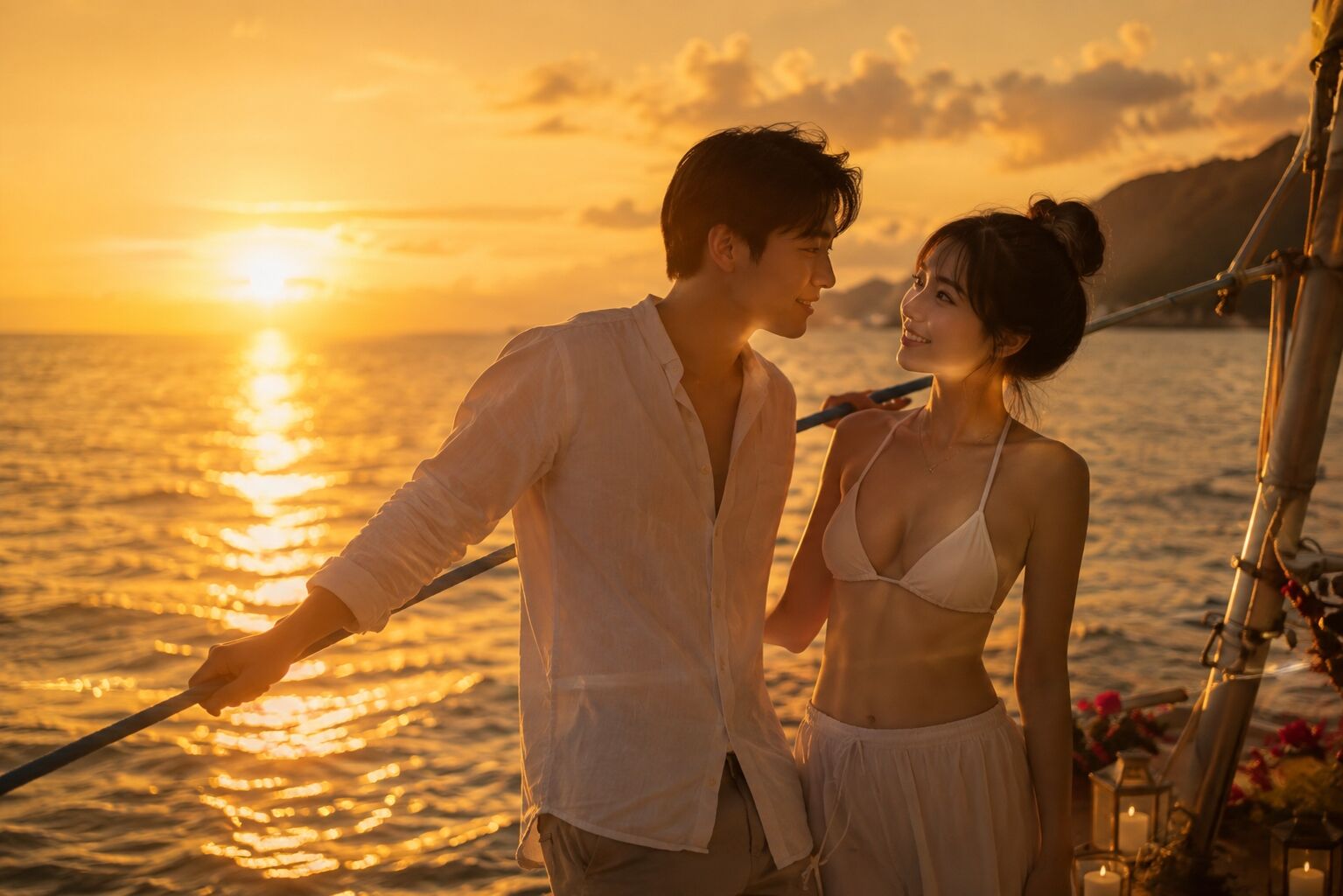 ✨ [푸켓] 라차섬 산호섬 프롬텝곶 요트 야치  투어 (점심,저녁 제공)–  SUNSET